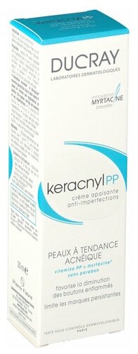 Ducray крем успокаивающий Keracnyl PP против дефектов кожи - фото 2