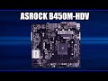 Видео - Материнская плата ASRock B450M-HDV