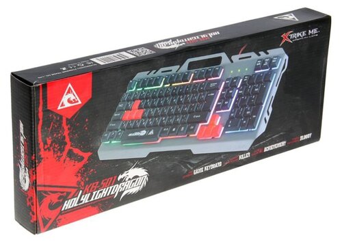 Клавиатура Xtrikeme KB-501 Grey USB - фото 3