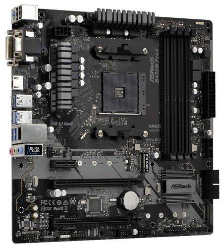 Материнская плата ASRock B450M Pro4 - фото 3