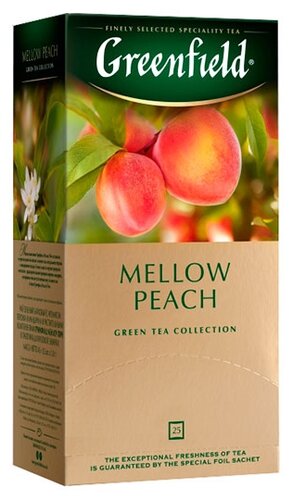 Чай зеленый Greenfield Mellow Peach в пакетиках - фото 2
