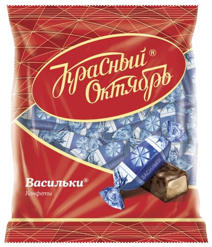 Конфеты Красный Октябрь Васильки, пакет - фото 1