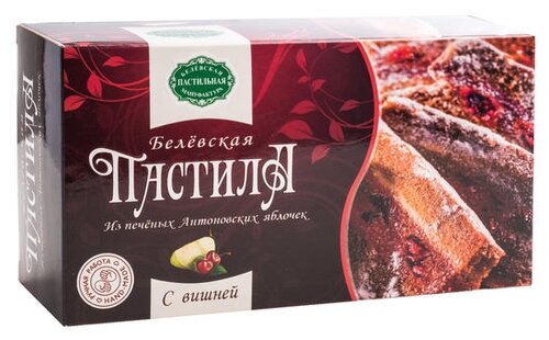 Пастила Белевская пастильная мануфактура Белёвская с вишней 200 г - фото 1