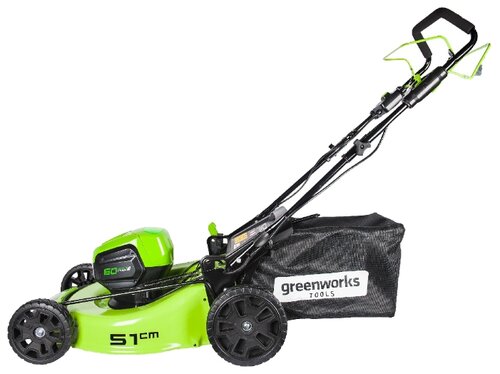 Газонокосилка greenworks 2505607ub GD60LM51SPK4 - фото 2