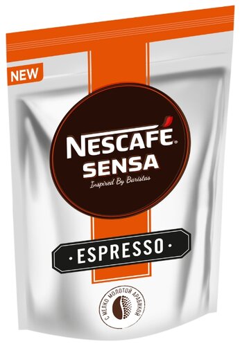 Кофе растворимый Nescafe Sensa Espresso с молотым кофе, пакет - фото 3
