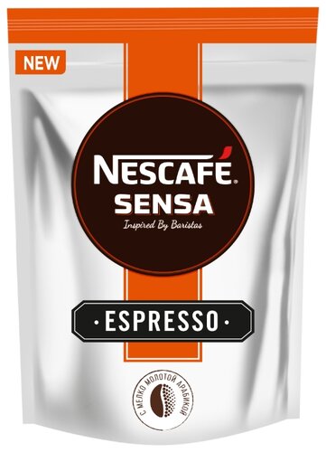 Кофе растворимый Nescafe Sensa Espresso с молотым кофе, пакет - фото 1