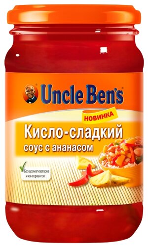 Соус Uncle Ben's Кисло-сладкий с ананасом, 210 г - фото 1