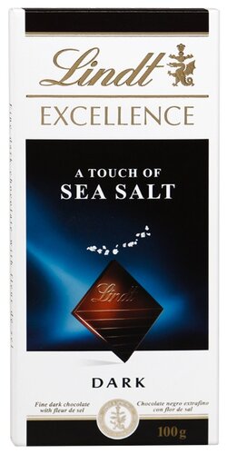 Шоколад Lindt Excellence темный с морской солью - фото 1