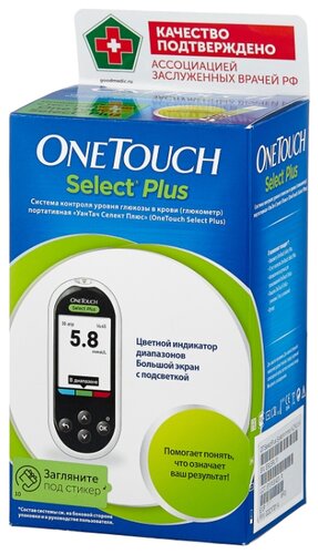 Глюкометр OneTouch Select® Plus - фото 4