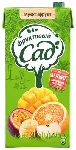 Нектар Фруктовый сад Мультифрукт, с крышкой, без сахара - фото 3