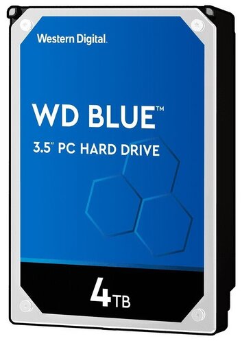 Жесткий диск Western Digital WD Blue Desktop 4 ТБ 4 ТБ WD40EZAZ - фото 3