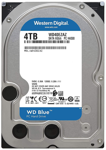 Жесткий диск Western Digital WD Blue Desktop 4 ТБ 4 ТБ WD40EZAZ - фото 1
