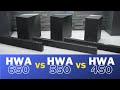 Видео - Samsung Soundbar Comparison: HW-A450 v HW-A550 v HW-A650