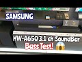 Видео - Samsung HW-A650 3.1ch Soundbar w/Dolby 5.1/DTS Virtual:x | Bass Sound Test! 😱💥