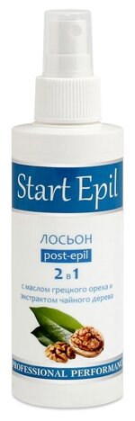 Start Epil Лосьон 2 в 1 против вросших волос и замедления роста с маслом грецкого ореха и экстрактом чайного дерева - фото 2