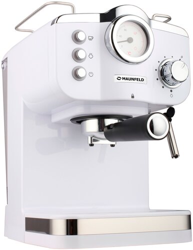 Кофеварка рожковая MAUNFELD MF-735WH PRO - фото 1