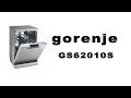 Видео - 🍽  👉GORENJE GS62010S dishwasher (mosogatógép) A++