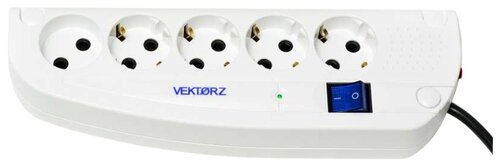 Сетевой фильтр VEKTOR Z, 1.8 м - фото 1