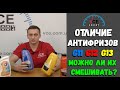 Видео - Чем отличается антифриз G12 от G11 и G13? Можно ли их смешивать?Можно выбирать антифриз по цвету?