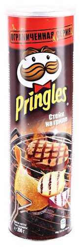 Чипсы Pringles картофельные Flame Grilled Steak - фото 1
