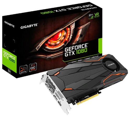 Видеокарта GIGABYTE GeForce GTX 1080 1632Mhz PCI-E 3.0 8192Mb 10010Mhz 256 bit DVI HDMI HDCP Turbo OC - фото 5