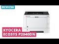 Видео - Printerland Review: Kyocera ECOSYS P2040dn A4 Mono Laser Printer