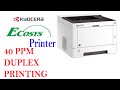 Видео - Kyocera Ecosys P2040dn Printer