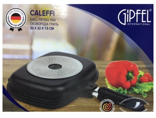 Сковорода-гриль GiPFEL CALEFFI 0712 32х22 см - фото 3