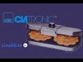 Видео - Вафельница для бельгийских вафель Clatronic WA 3607