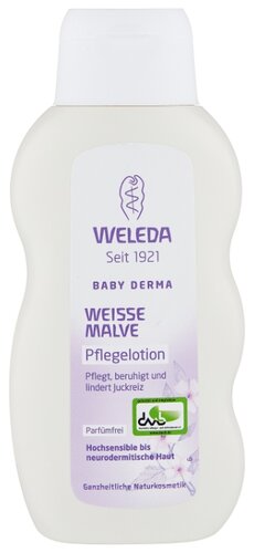 Weleda Детское молочко для гиперчувствительной кожи тела с алтеем - фото 1