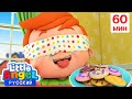 Видео - Изучаем Вкусы - Песенка Про Еду | 60 минут | Мультики для детей - Little Angel на русском