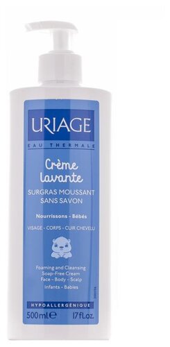 Uriage Bebe Очищающий пенящийся крем для детей и новорожденных - фото 5