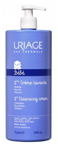 Uriage Bebe Очищающий пенящийся крем для детей и новорожденных - фото 2