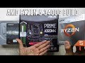 Видео - AMD Ryzen 5 3400G ASUS PRIME A320M-K Kingston DDR4 GIGABYTE NVMe SSD Custom Desktop Build