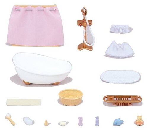 Игровой набор Sylvanian Families Ванная комната мини 3562/5022 - фото 2