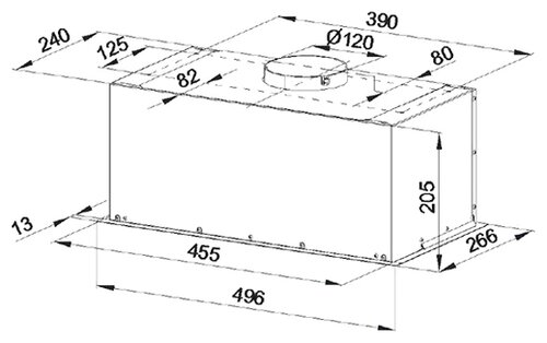 Встраиваемая вытяжка Konigin FlatBox 50 Black - фото 4