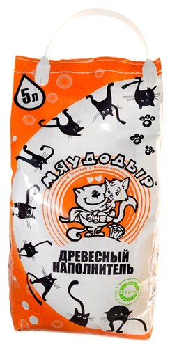 Наполнитель Мяудодыр Древесный (5 л) - фото 1