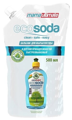 Mama Ultimate Бальзам для мытья посуды EcoSoda - фото 3