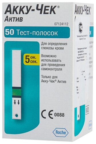 Accu-Chek тест-полоски Active - фото 1