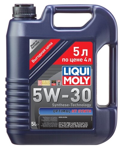 Моторное масло LIQUI MOLY Optimal HT Synth 5W-30 5 л - фото 1