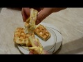 Видео - Бутерброд на завтрак с сосисками ЭЛЕКТРОВАФЕЛЬНИЦА GFW 015 Waffle