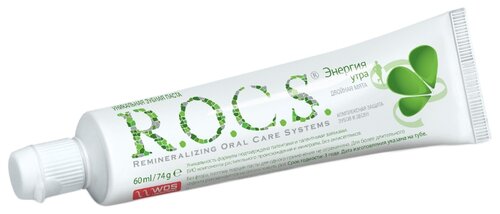 Зубная паста R.O.C.S. Энергия утра, двойная мята - фото 2