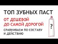 Видео - Зубные пасты от дешевой до самой дорогой