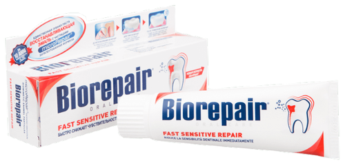 Зубная паста Biorepair Fast Sensitive Repair, для чувствительных зубов - фото 1