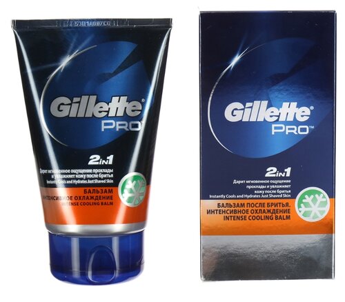 Бальзам после бритья Pro 2-в-1 Интенсивное охлаждение Gillette - фото 1