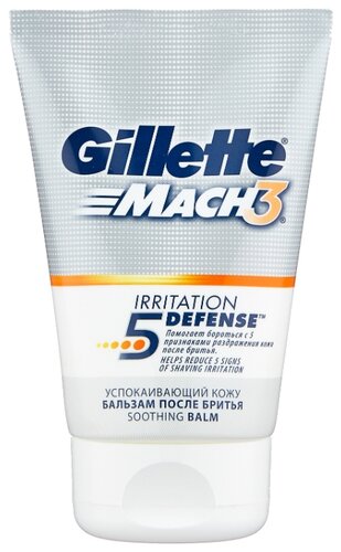 Бальзам после бритья Mach3 Series успокаивающий кожу Gillette - фото 1