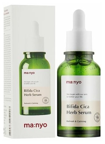 Manyo Factory Bifida Cica Herb Serum успокаивающая сыворотка против воспалений - фото 2
