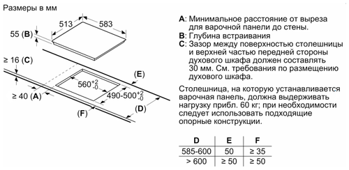 Индукционная варочная панель Bosch PUC64RAA5E - фото 5