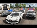 Видео - Stealing 1,500bhp Bugatti Divo + Police Chase - Forza Horizon 4 (Steering Wheel + Shifter) Gameplay