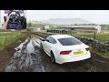 Видео - Audi RS7 Sportback - Forza Horizon 4 | Logitech g29 gameplay